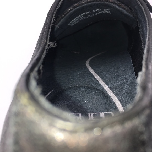 Dansko Leopard Print Oxfords Size 6 Black Bronze - Picture 7 of 8